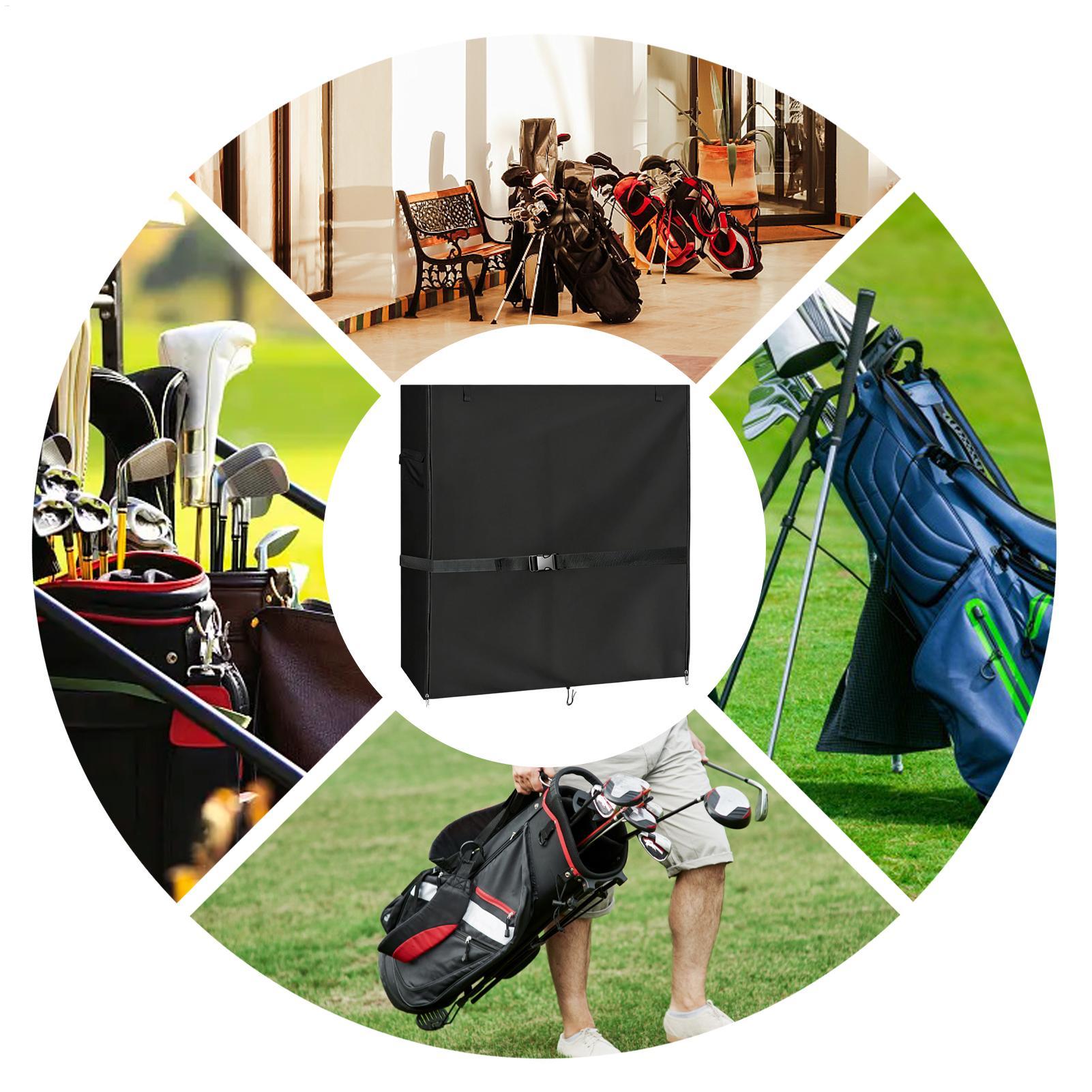 Golf Equipment Organizer For Garage - ผ้าคลุมกันฝนสำหรับถุงกอล์ฟ ผ้าคลุมอเนกประสงค์สำหรับจัดเก็บอุปกรณ์กอล์ฟ ผ้าคลุมสำหรับจัดเก็บอุปกรณ์กีฬา ของเล่น และของใช้ในบ้าน