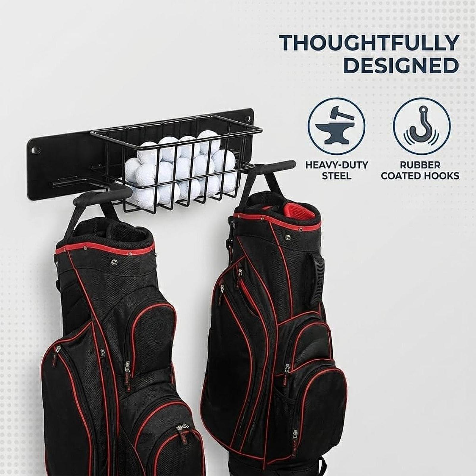 ชั้นวางอุปกรณ์กอล์ฟติดผนังแบบป - Golf Equipment Organizer For Garage บทวิจารณ์และราคา