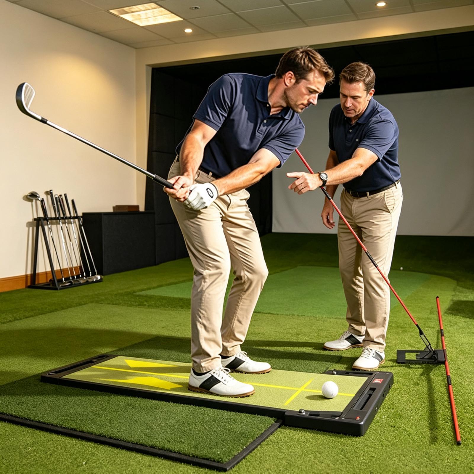 อุปกรณ์ฝึกซ้อมกอล์ฟแบบปรับมุมไ - Golf Equipment For Beginners บทวิจารณ์และราคา