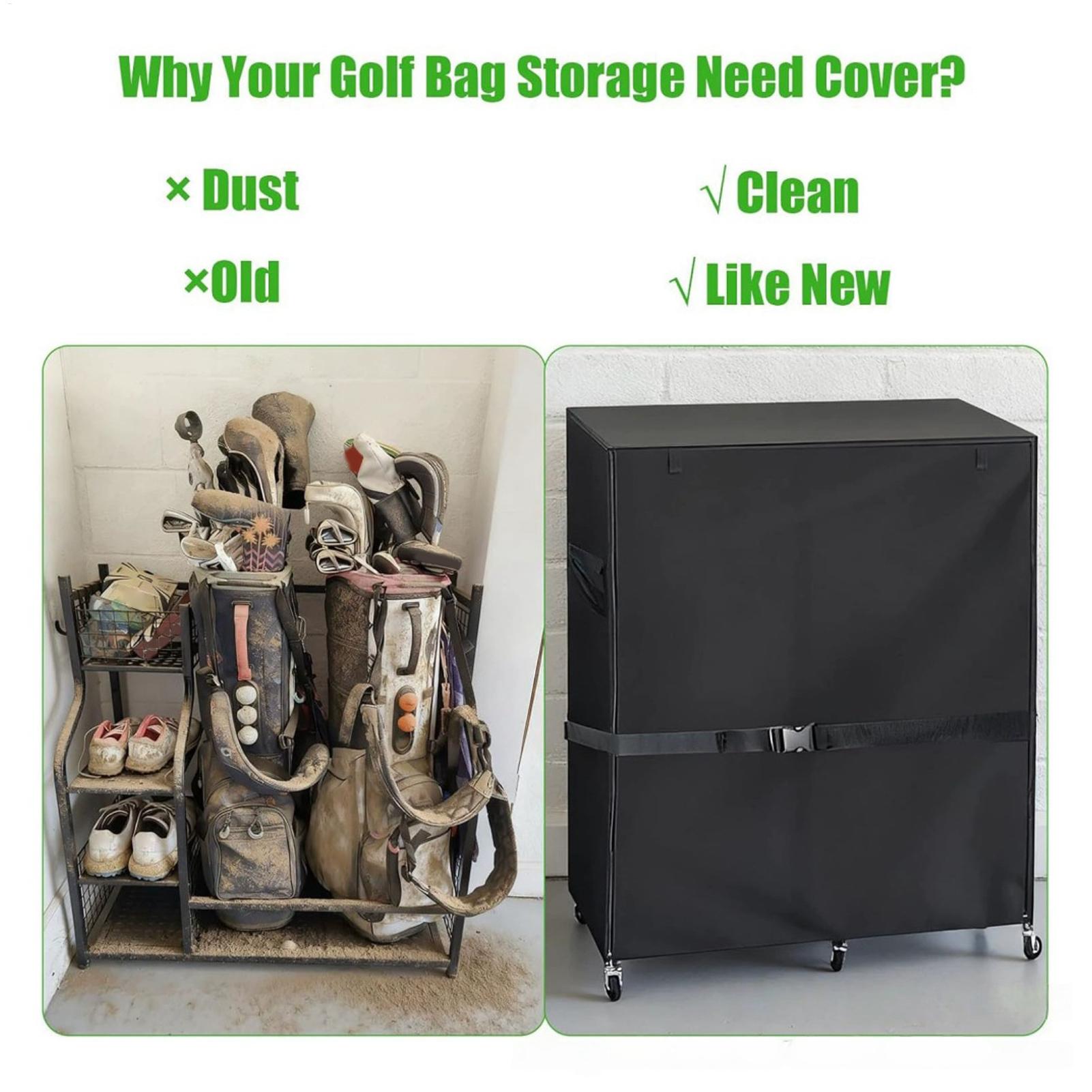 ผ้าคลุมกันฝุ่นสำหรับชั้นวางอุป - Golf Equipment Organizer For Garage บทวิจารณ์และราคา