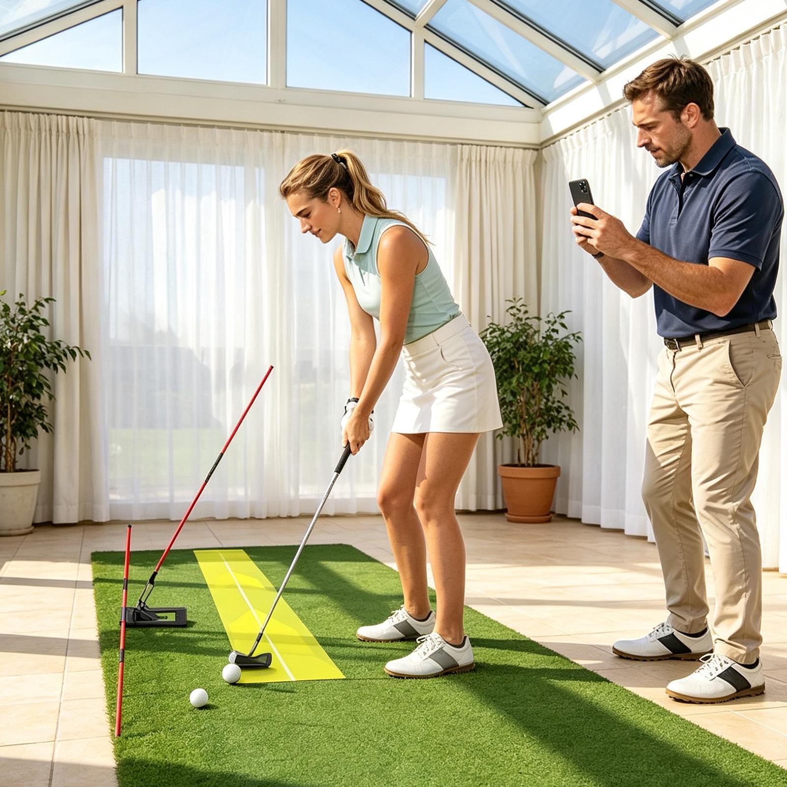 อุปกรณ์ฝึกซ้อมวงสวิงกอล์ฟ ปรับ - Golf Equipment For Beginners บทวิจารณ์และราคา