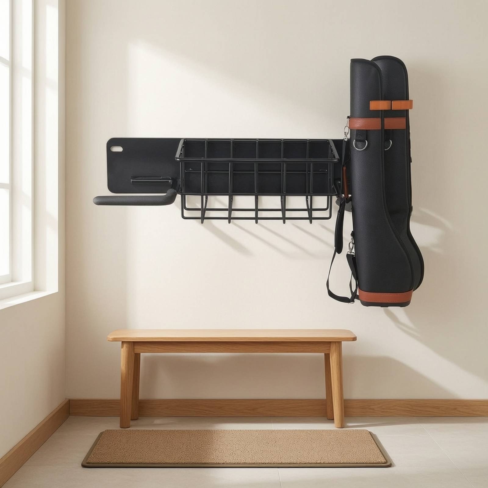 ชั้นวางอุปกรณ์กอล์ฟแบบติดผนังพ - Golf Equipment Organizer For Garage บทวิจารณ์และราคา