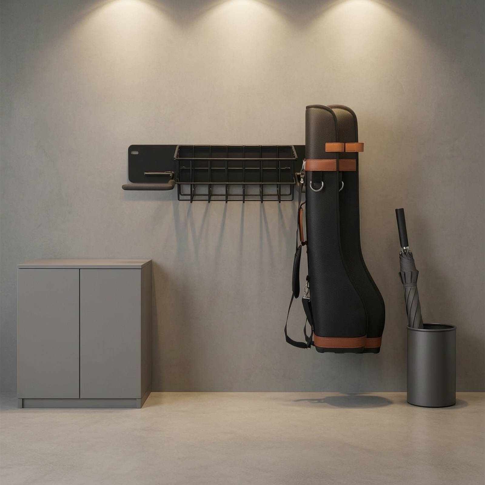 ชั้นวางอุปกรณ์กอล์ฟแบบติดผนังพ - Golf Equipment Organizer For Garage บทวิจารณ์และราคา