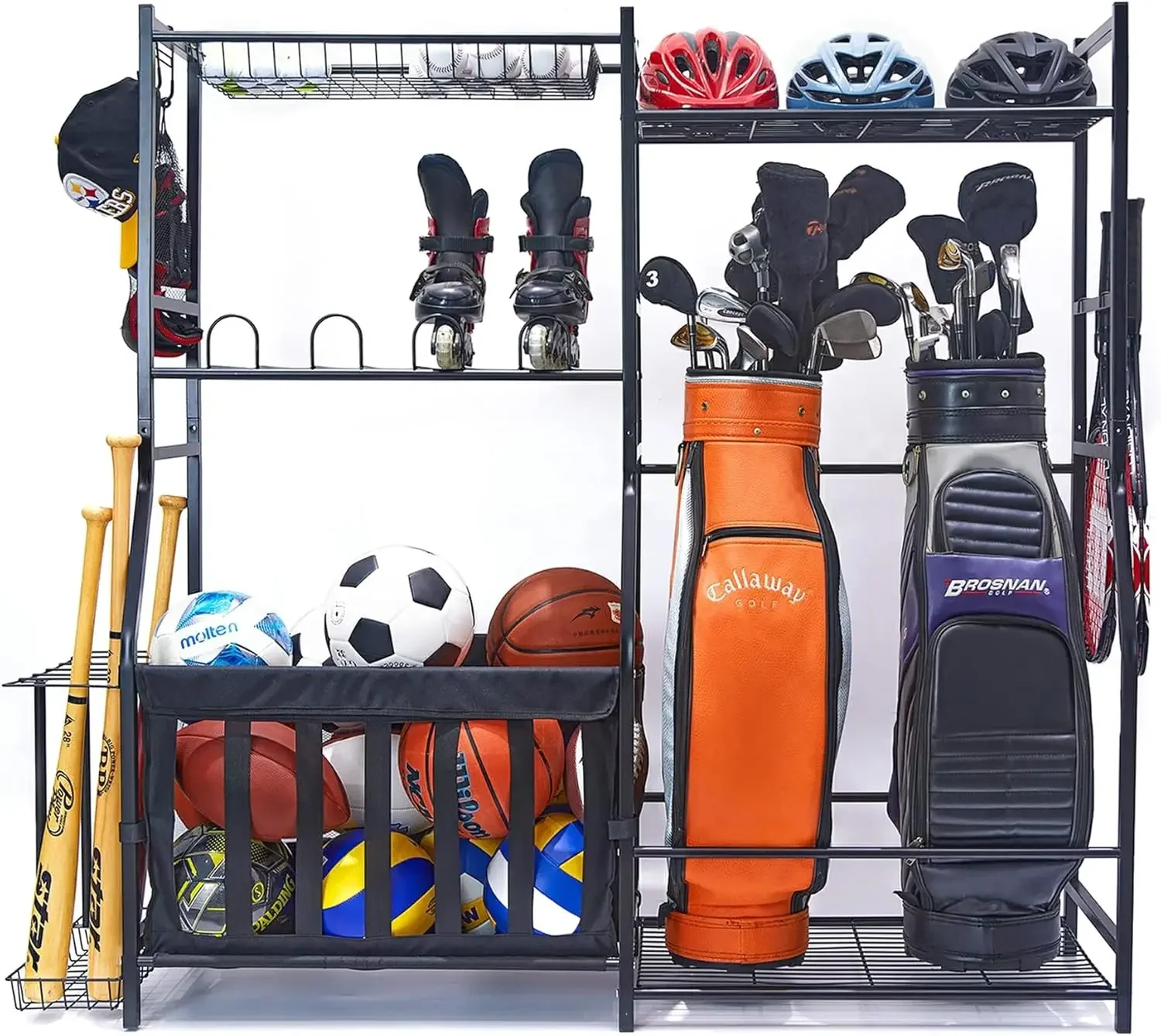ที่จัดเก็บอุปกรณ์กีฬาในโรงรถ ท - Golf Equipment Organizer For Garage บทวิจารณ์และราคา