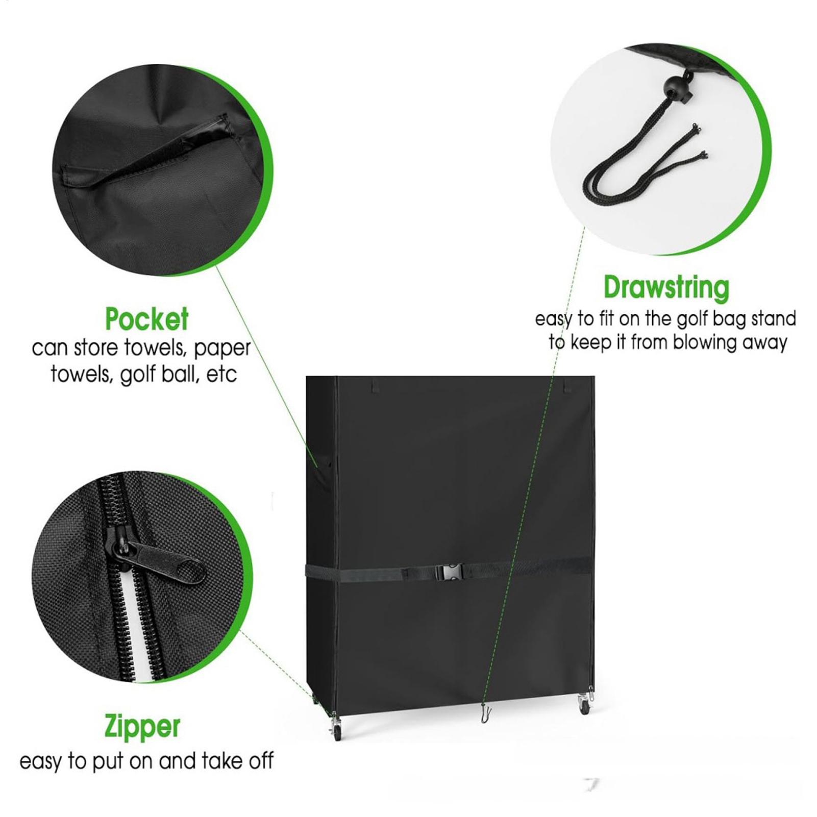 ผ้าคลุมขาตั้งถุงกอล์ฟ ผ้าคลุมก - Golf Equipment Organizer For Garage บทวิจารณ์และราคา