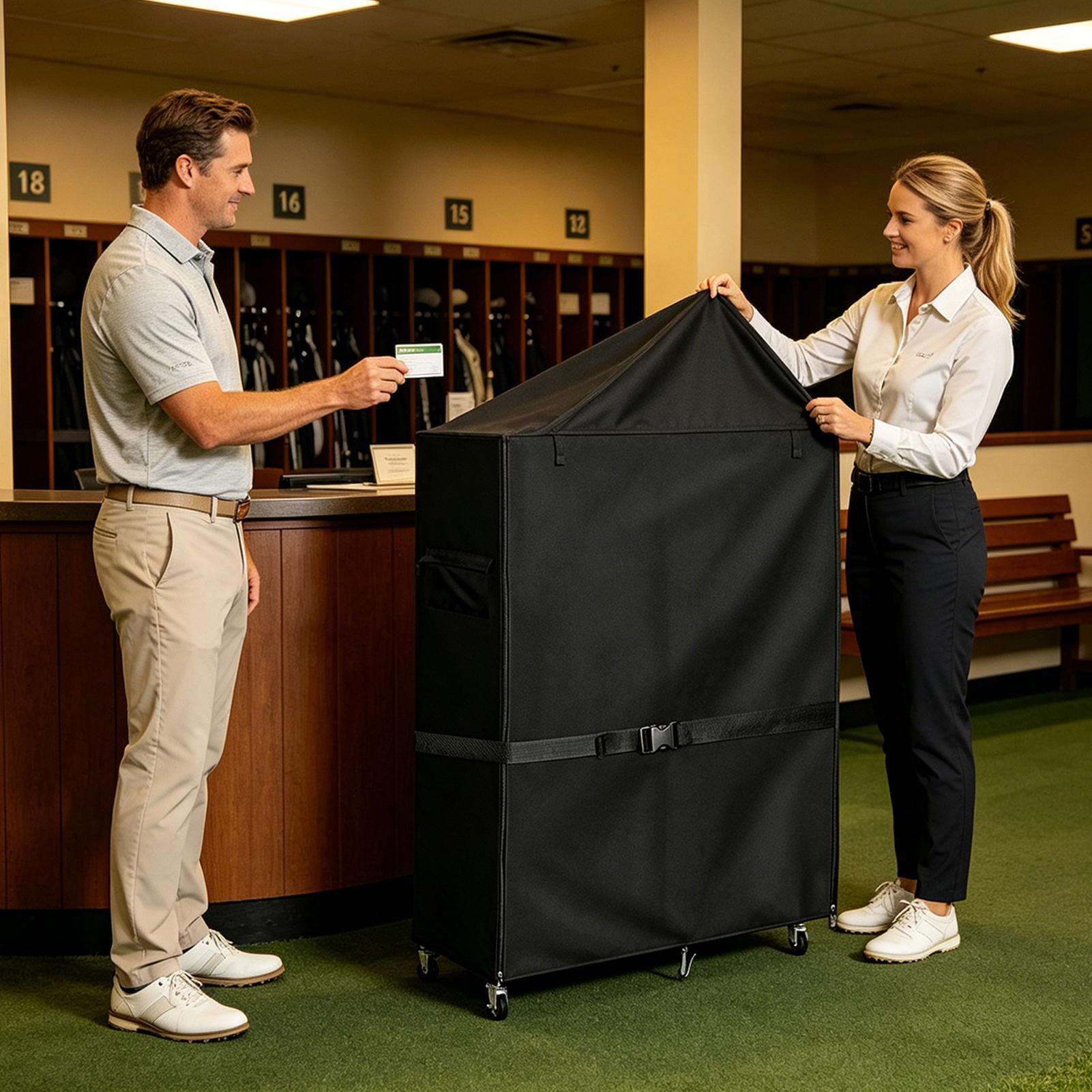 ผ้าคลุมกันฝุ่นสำหรับชั้นวางอุป - Golf Equipment Organizer For Garage บทวิจารณ์และราคา