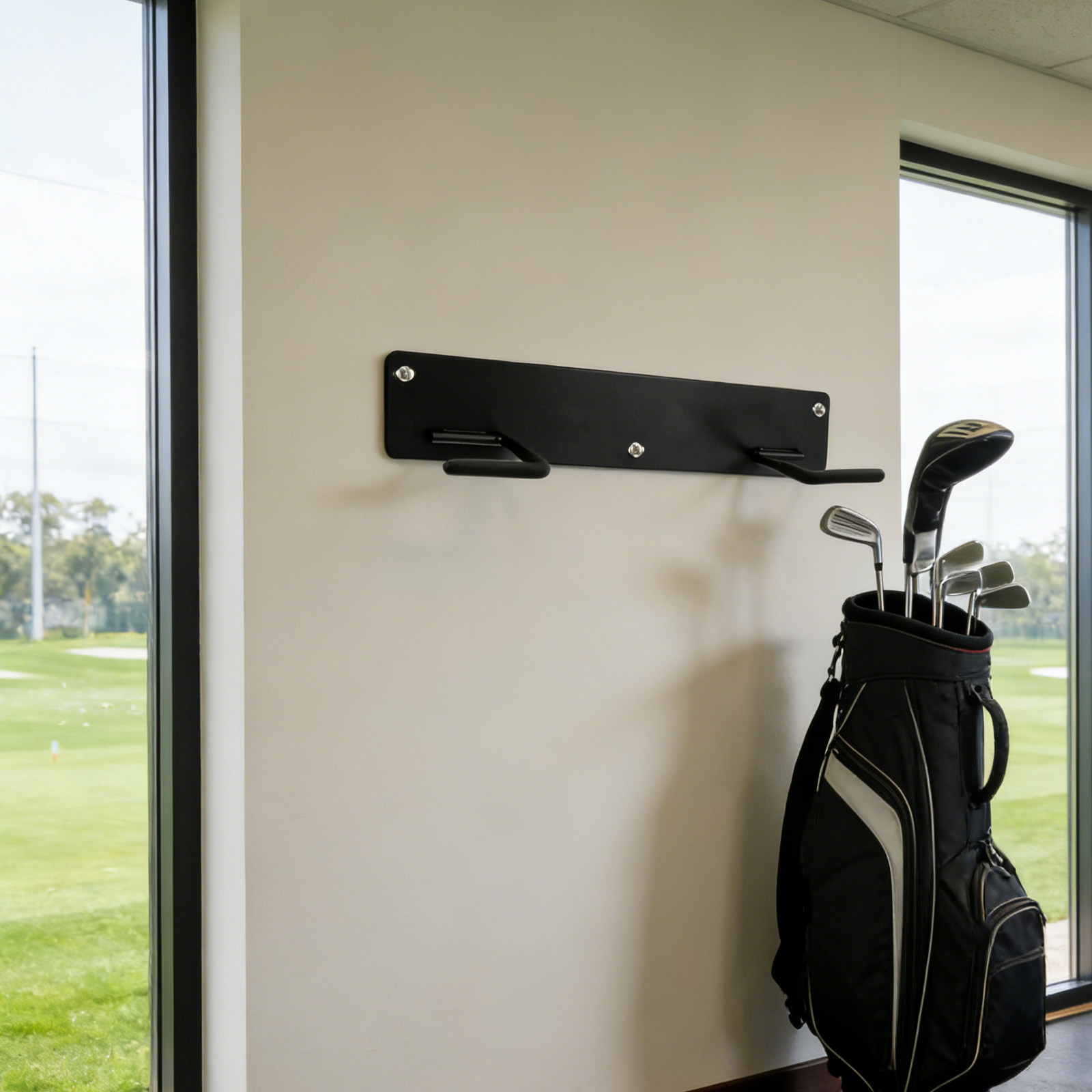 ชั้นวางถุงกอล์ฟติดผนังพร้อมสกร - Golf Equipment Organizer For Garage บทวิจารณ์และราคา