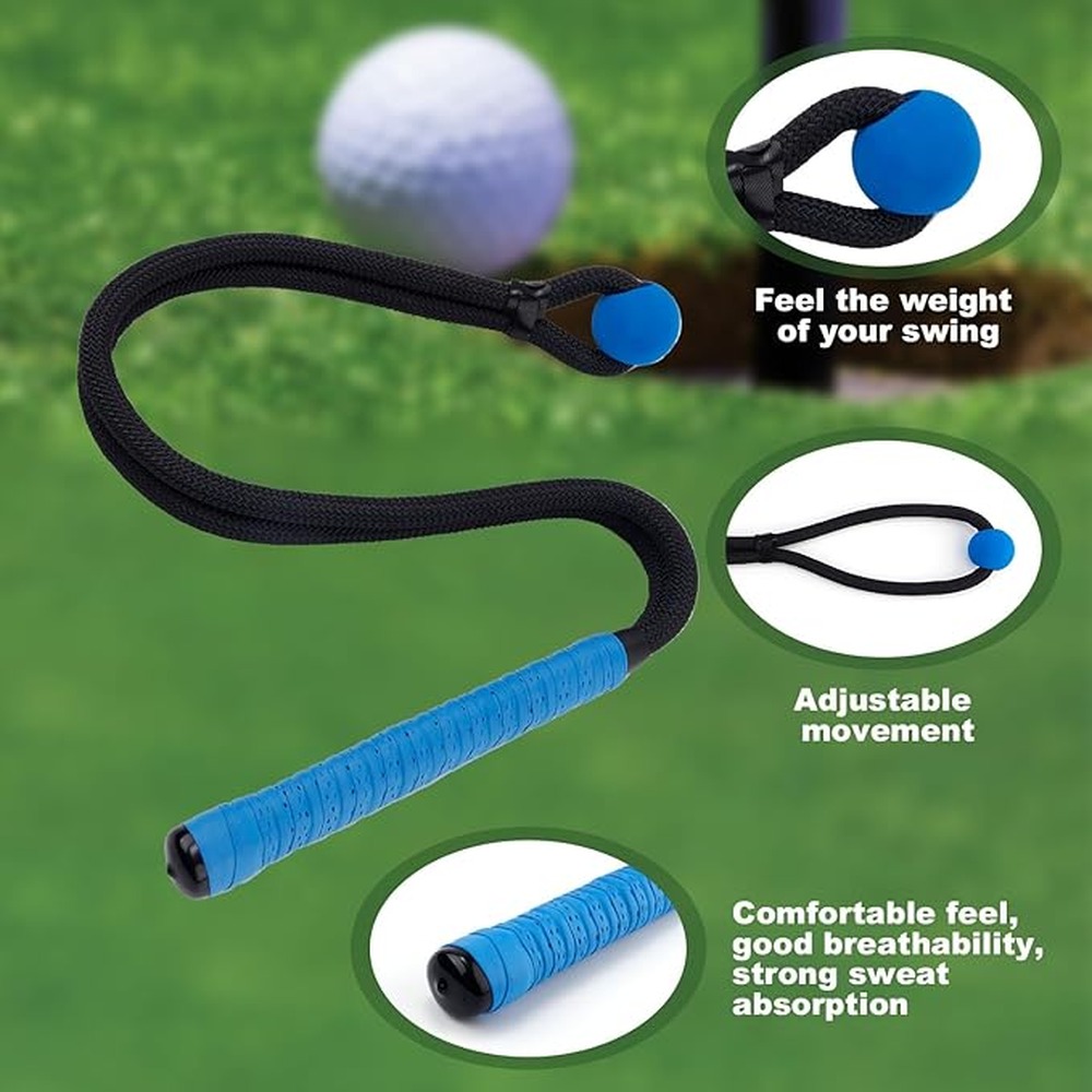 อุปกรณ์ฝึกวงสวิงกอล์ฟแบบเชือก  - Golf Equipment Essentials บทวิจารณ์และราคา